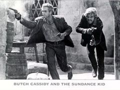 Paul Newman jako butch Cassidy a Robert Redford v roli Sundance Kida