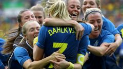 OH 2016, fotbal: radost fotbalistek Švédska
