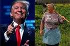 Ve Španělsku objevili dvojnici Trumpa. Fotka ženy s motykou obletěla svět
