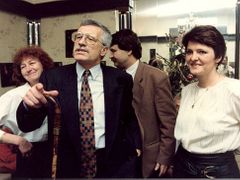 "Jeho politický talent byl několikanásobně větší než můj." O Václavu Klausovi, snímek z roku 1995.