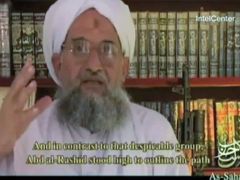 Videonahrávka s projevem ideologa Al-Káidy Ajmána Zavahrího