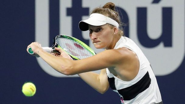 Markéta Vondroušová ve čtvrtfinále turnaje v Miami 2019