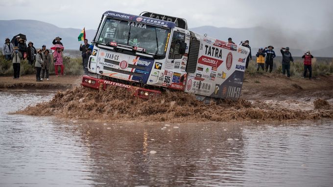 Bolívijské záplavy a bahno by Martinu Kolomému v příštím ročníku Dakaru nechyběly.