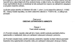 Amnestie - Hasenkopfův návrh - verze A - strana 1
