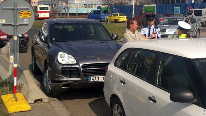 Lobbista Roman Janoušek krátce po nehodě