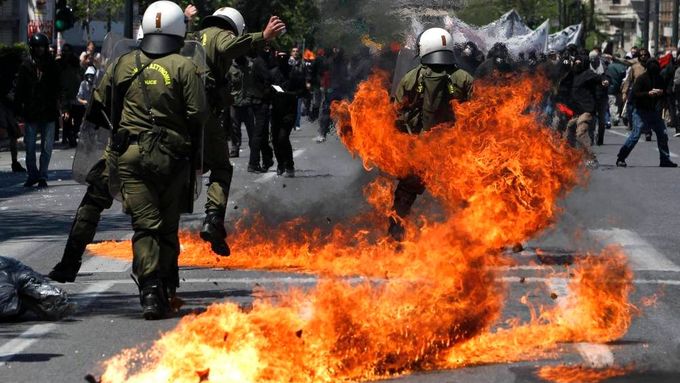 Nepokoje v Řecku