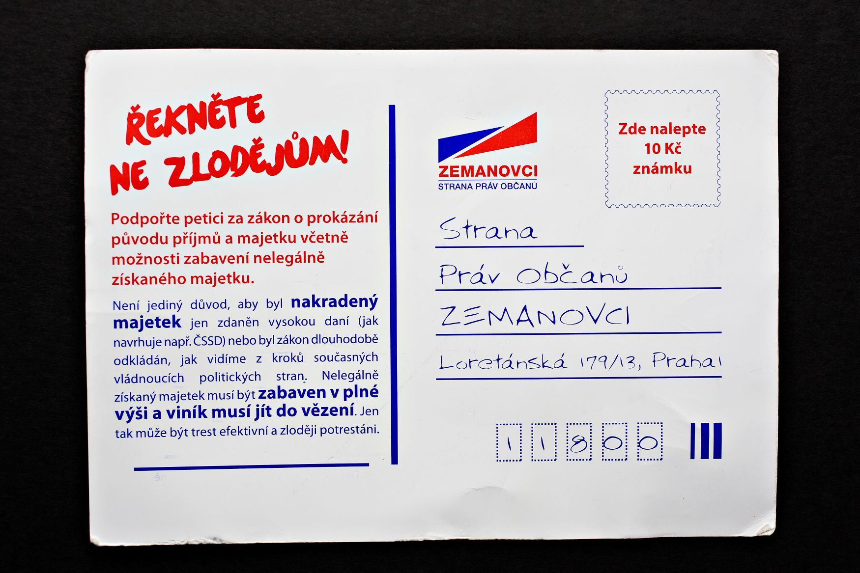 SPOZ Zeman petice majetková přiznání 2013