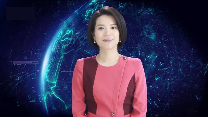 Čína představila novou formu televizního zpravodajství. Nové hlasatelky se neunaví a nikdy nechybují