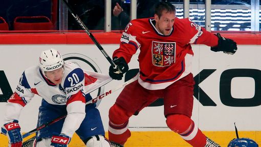 Hokej, MS 2013: Česko - Norsko: Jan Hejda - Anders Bastiansen