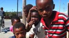 Kapské Město - děti v townshipu