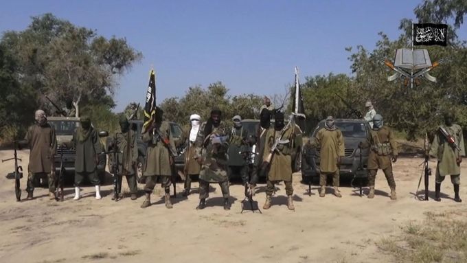 Teroristé z nigerijské islamistické sítě Boko Haram.