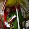Usain Bolt na olympiádě v Londýně jezdí autobusem
