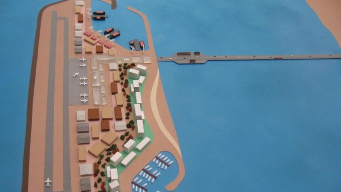 Návrh přístavu u pobřeží Gazy