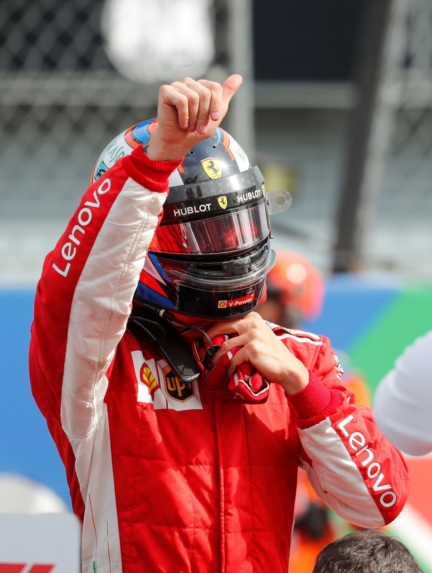 Kimi Räikkönen v kvalifikaci na VC Itálie 2018