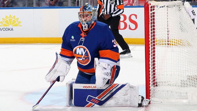 Brankář newyorských Islanders David Rittich