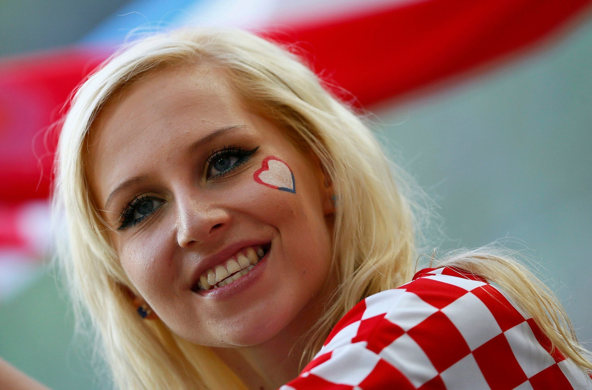 Euro 2012: Chorvatská fanynka