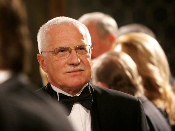 V souvislostech Václav Klaus na slavnosti ve Vladislavském sále