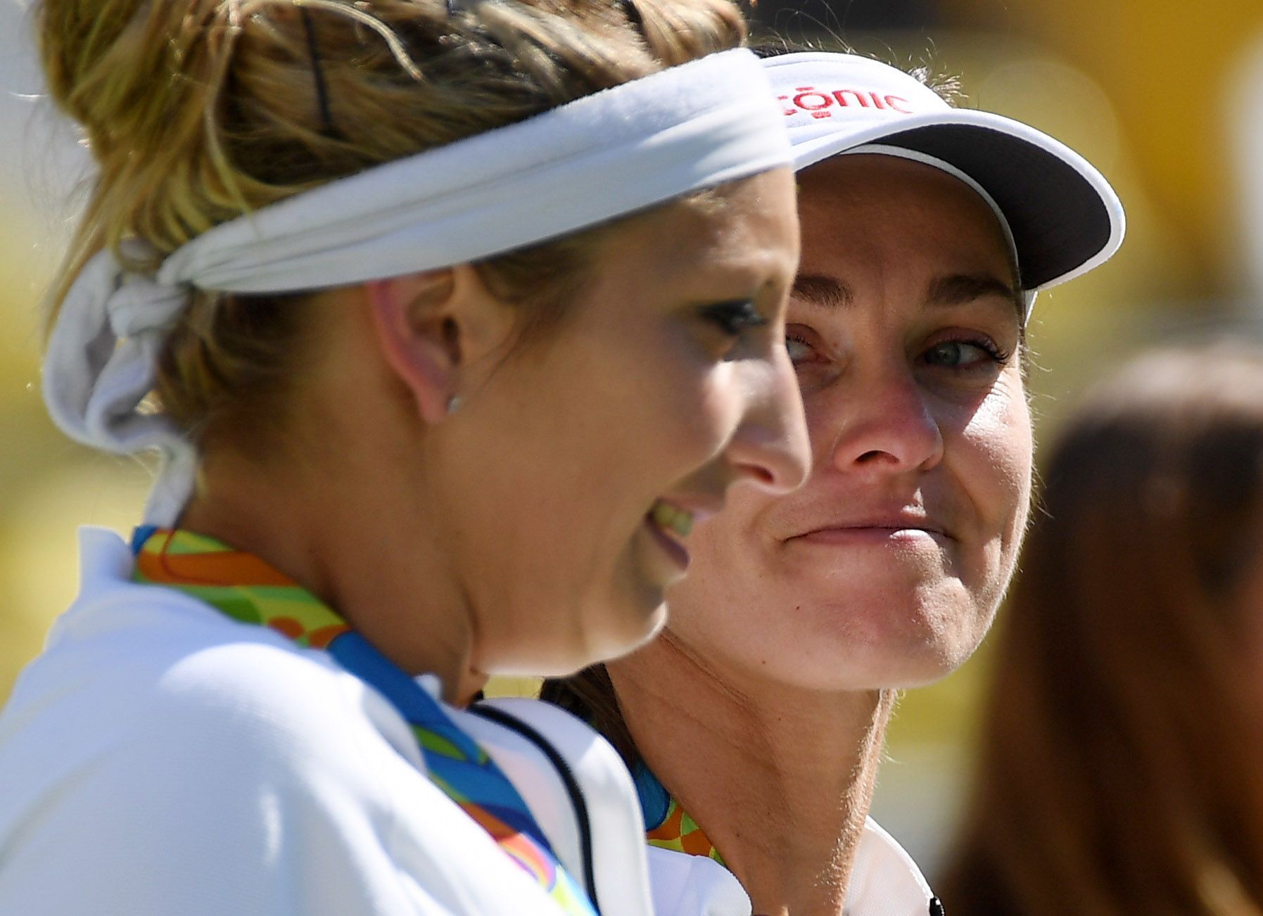 Martina Hingisová a Timea Bascinszká na olympiádě v Riu 2016