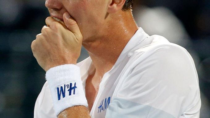 Tomáš Berdych po prohraném finále v Dubaji