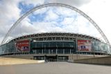Nový stadion Wembley v Londýně za 1,2 mld. EUR slouží mj. domácím reprezentačním utkáním Anglie.