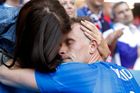 Euro 2016, Německo-Slovensko: Ján Ďurica s manželkou
