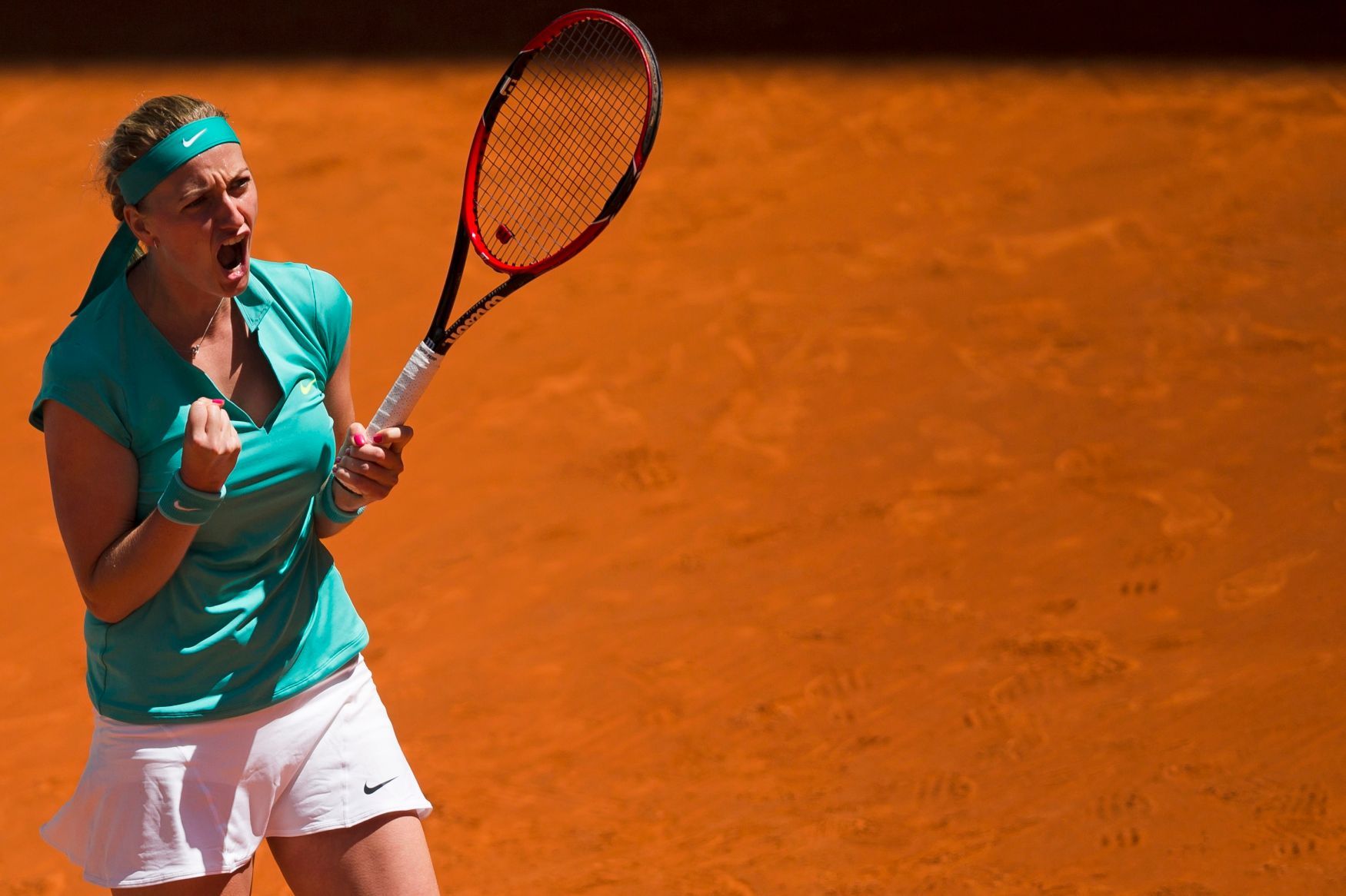 Petra Kvitová na turnaji v Madridu 2015