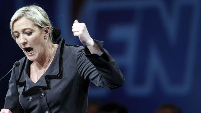 Kandidátka na francouzskou prezidentku Marine Le Penová.