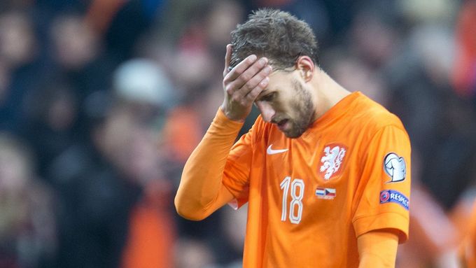 Prohlédněte si fotografie z posledního zápasu kvalifikace o postup na mistrovství Evropy, v němž čeští fotbalisté vyhráli 3:2 v Nizozemsku a rozhodli o tom, že domácí se na Euro nepodívají.