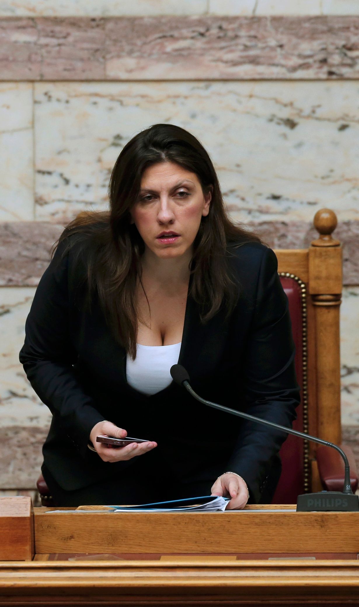 Předsedkyně řeckého parlamentu Zoi Konstantinopoulová.