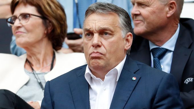 Euro 2016, Maďarsko-Island: maďarský premiér Viktor Orbán