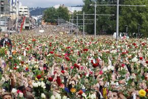 Norsko třetí den po tragédii