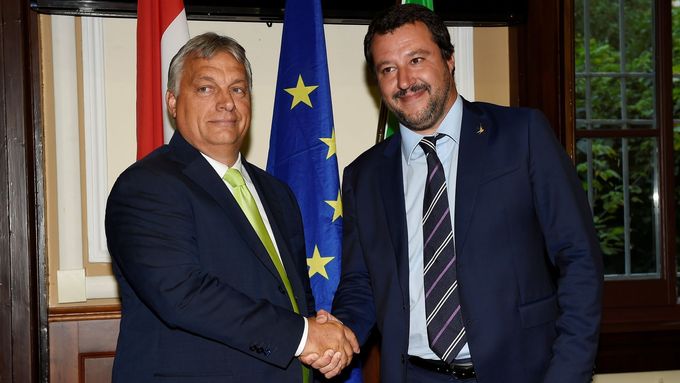 Orbán a Salvini na setkání v Miláně