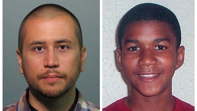 George Zimmerman a Tryvon Martin.