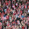 Fotbal, Gambrinus liga, Slavia - Jablonec: fanoušci Slavie