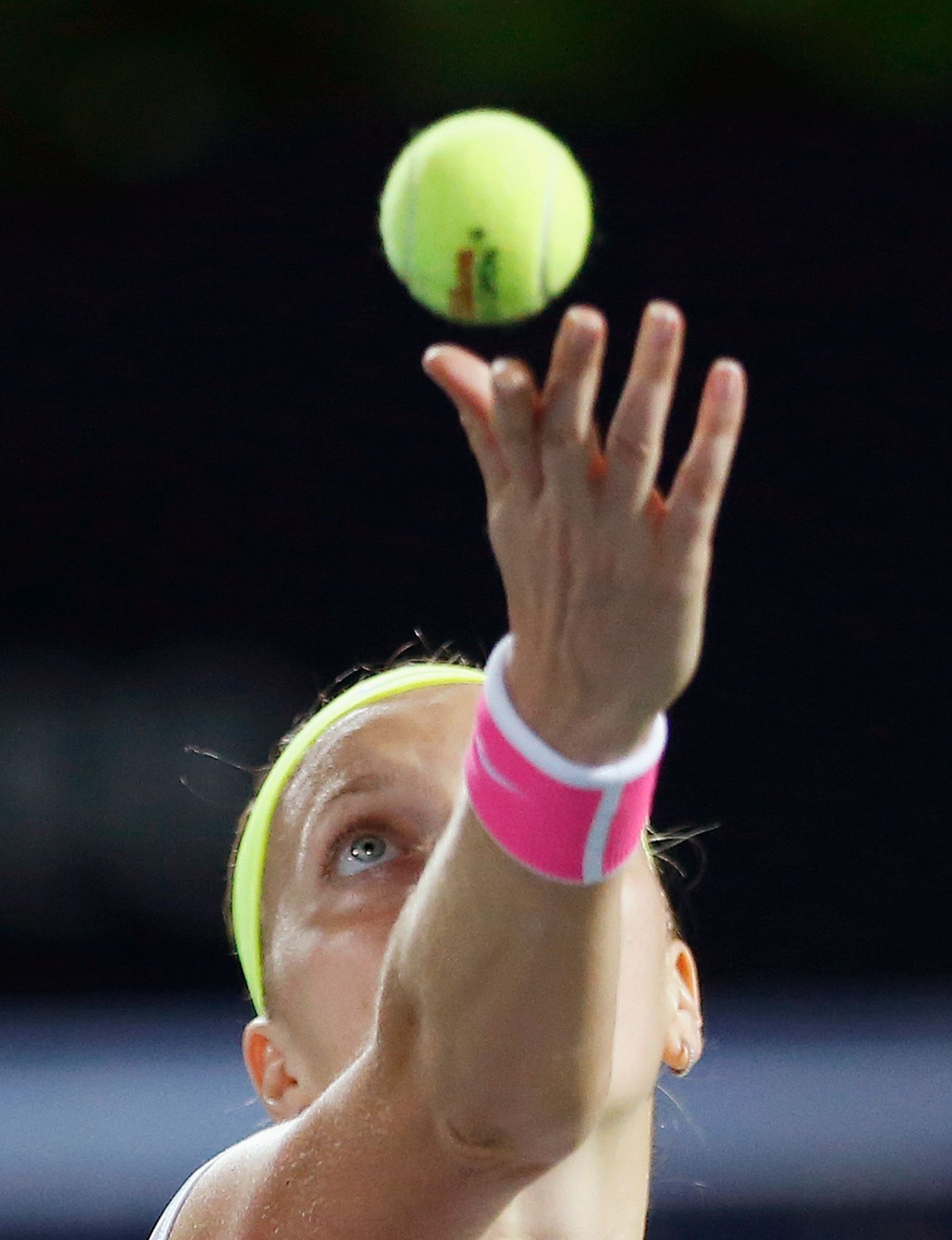 Petra Kvitová na turnaji v Dubaji 2015