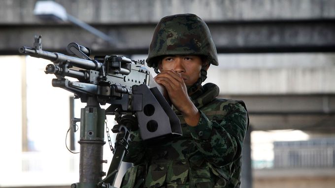 Thajský voják (ilustrační foto).