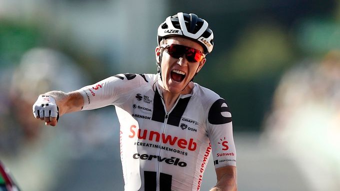 Sören Kragh Andersen proměnil sólový únik v 19. etapě Tour 2020 v druhé vítězství.