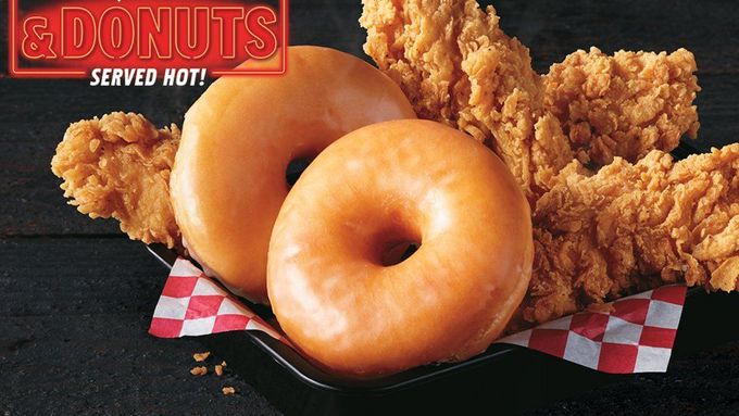 Chicken and Donuts.