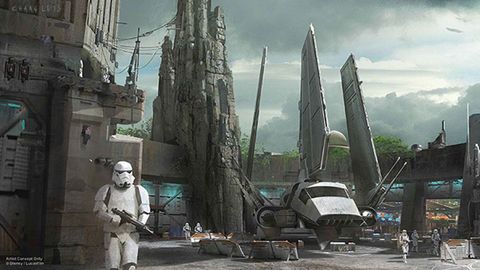 Zábavní park Star Wars praská ve švech. Lidé tu čekají hodinové fronty
