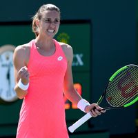 Linetteová, Peraová Magda Linetteová v Indian Wells 2019