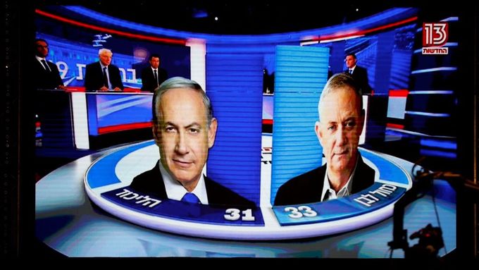 První odhady výsledků parlamentních voleb v Izraeli.