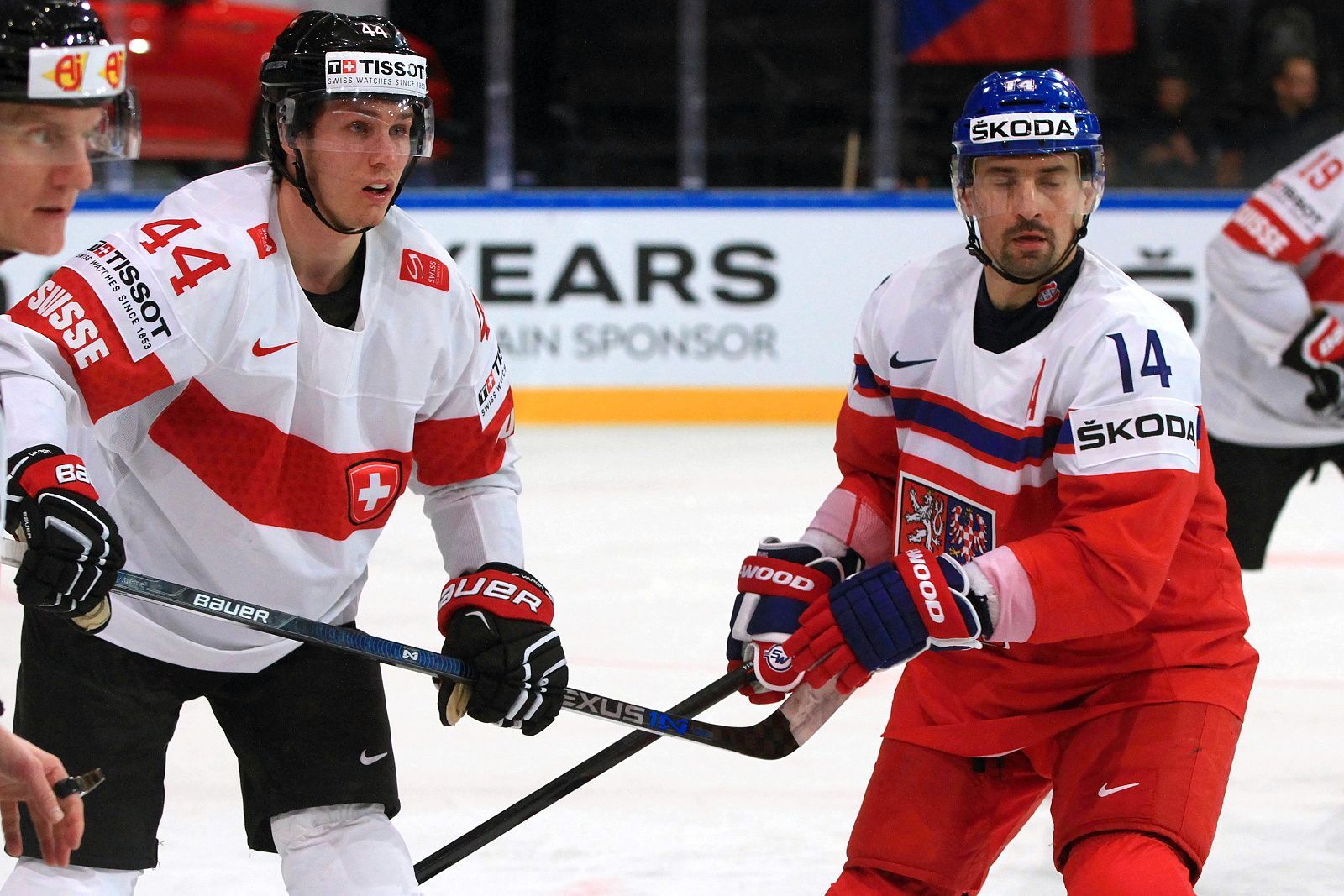 MS 2017, Česko-Švýcarsko: Tomáš Plekanec - Pius Suter