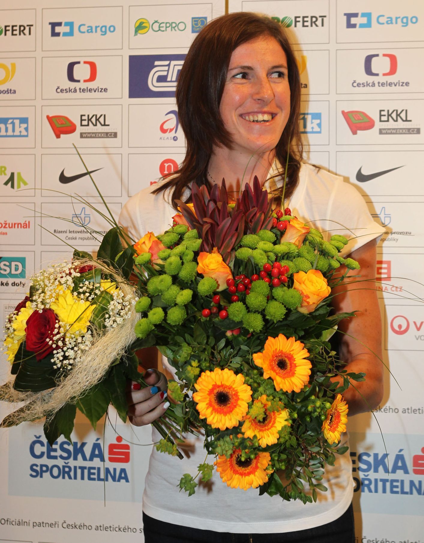 Vítězslav Veselý a Zuzana Hejnová přiletěli z MS v Moskvě 2013