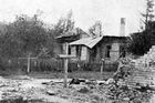 Usedlost Josefa Dobrého - zde v kůlně a v sousední stodole bylo upáleno 139 žen, dětí, starců a neznámý počet Ukrajinců.