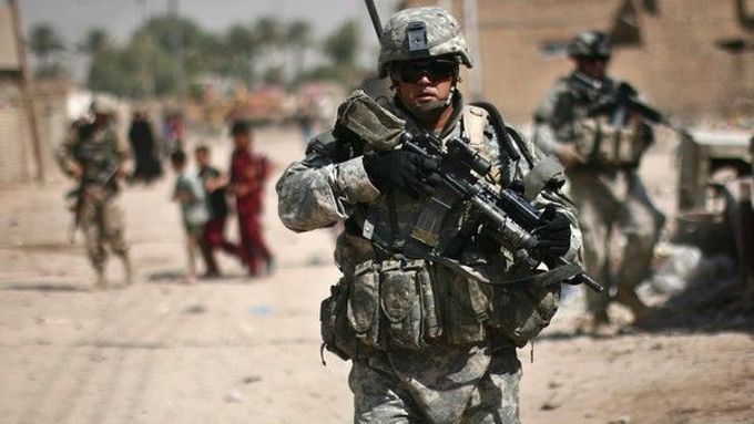 Americký voják v Iráku, ilustrační foto
