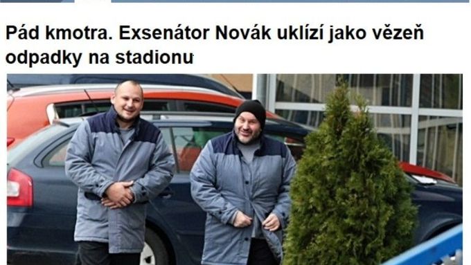 Tak Nováka zachytili redaktoři serveru iDNES.cz.