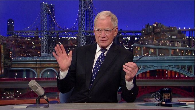 Americký komik a moderátor David Letterman.