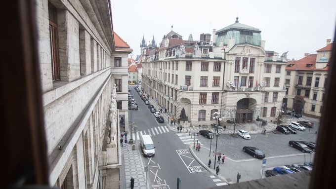 Pohled na pražský magistrát z rezidence primátora (ilustrační foto)