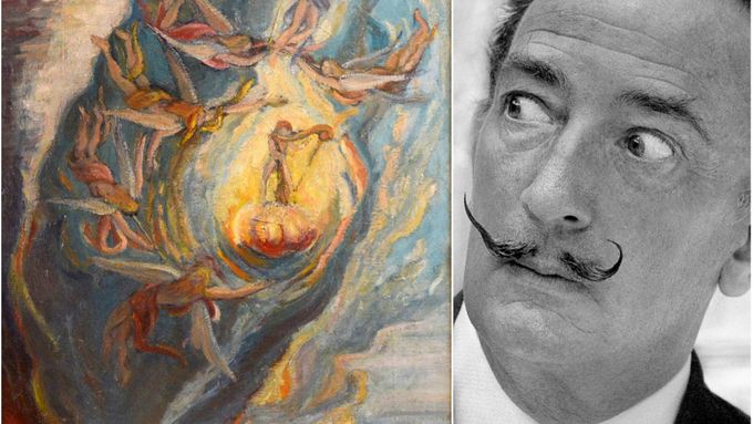 La naissance intrautérine de Salvador Dalí (Nitroděložní zrození Salvadora Dalího).
