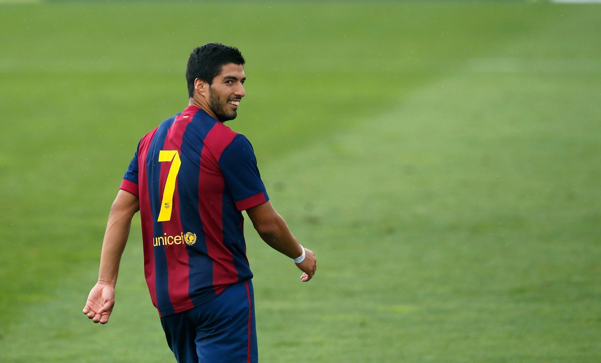 Luis Suárez v dresu Barcelony
